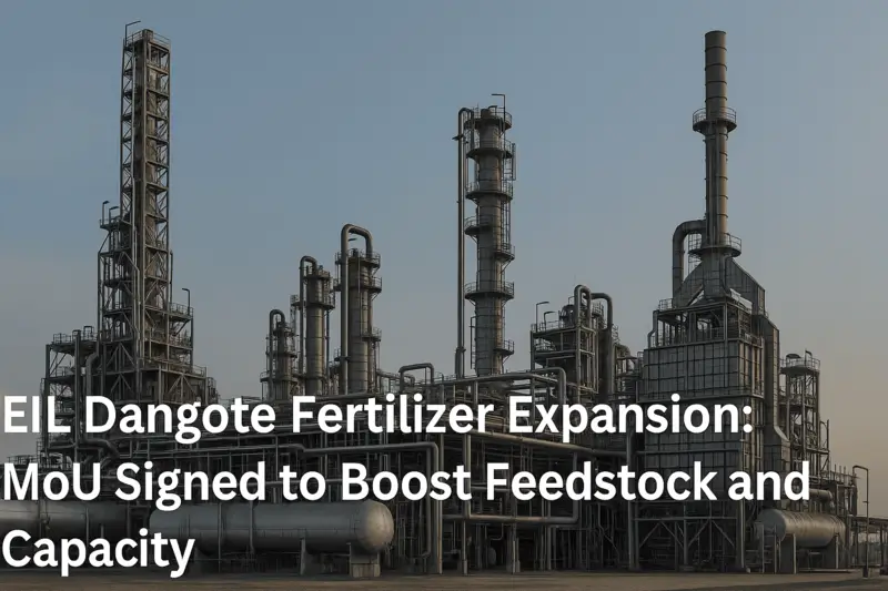 EIL Dangote fertilizer expansion