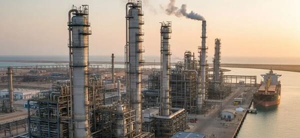 Hengam Petrochemical ammonia production