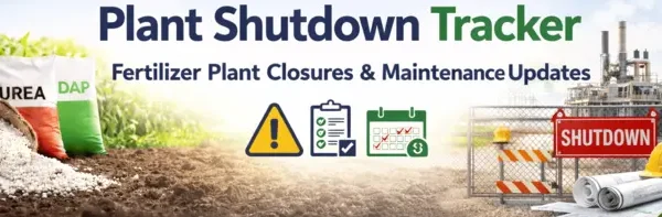 Fertilizer plant shutdown update