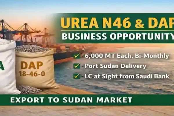 alt="Urea DAP business opportunity for Port Sudan fertilizer supply"