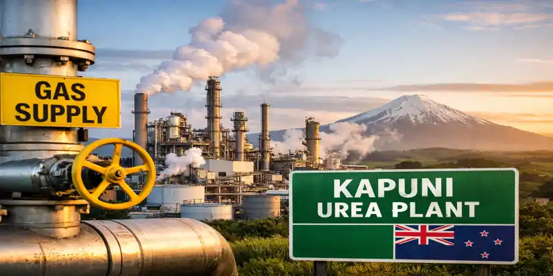Kapuni urea plant gas supply