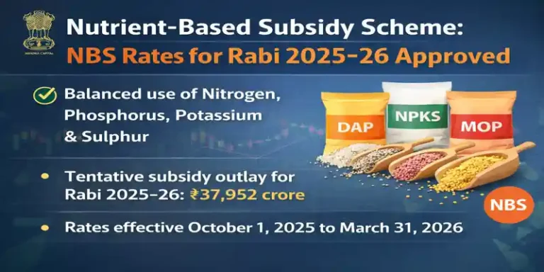 Nutrient-Based Subsidy Scheme