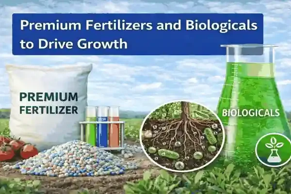 Premium fertilizers and biologicals