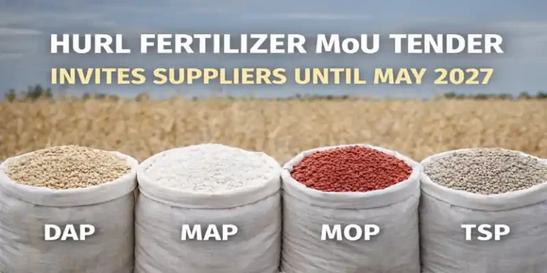 HURL fertilizer MoU tender