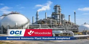 Beaumont ammonia plant Texas operated by OCI and Woodside