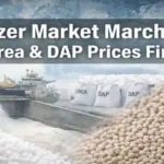 Fertilizer market March 2026 showing urea and DAP price trends