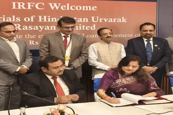 HURL IRFC loan refinancing signing ceremony with senior officials in New Delhi