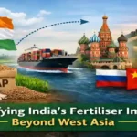 India fertiliser imports shifting beyond West Asia before kharif season.