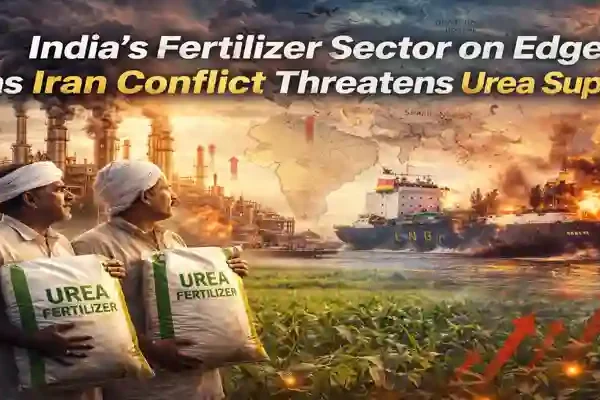 India urea supply 2026 threatened by Iran conflict impacting fertilizer and LNG supply