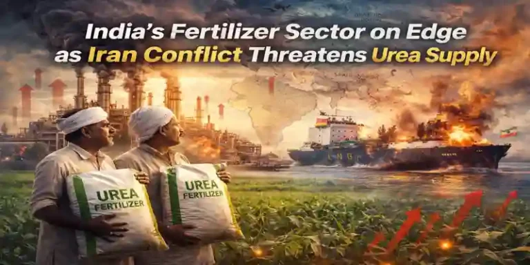 India urea supply 2026 threatened by Iran conflict impacting fertilizer and LNG supply