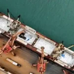 Maaden DAP export Ethiopia shipment loading at Yanbu port Saudi Arabia