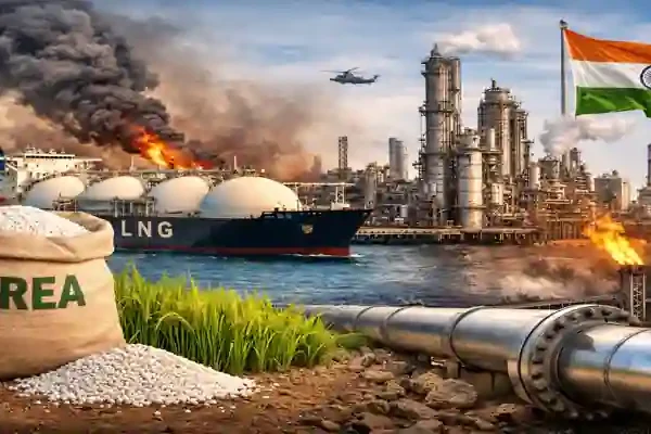 India fertilizer gas supply rises to 90 percent amid Middle East energy crisis with LNG tanker and urea plant