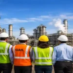 GAIL Urea Project site visit with engineers inspecting ammonia urea plant infrastructure in India