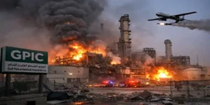 GPIC urea plant shutdown in Bahrain after drone attack with fire and s
