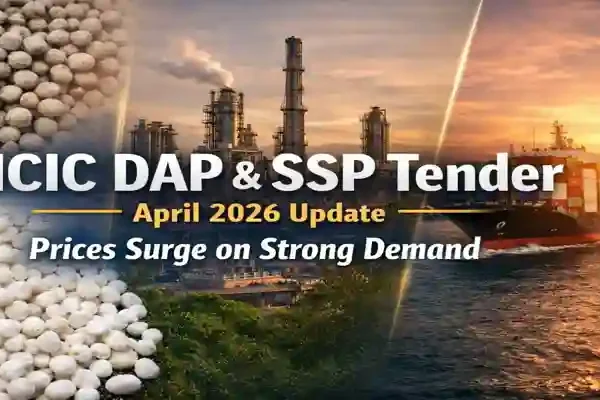 NCIC DAP SSP Tender April 2026 prices surge fertilizer market Egypt export