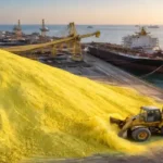 Adnoc April Sulphur OSP India: Sulphur loading at port for India amid supply disruption and rising prices