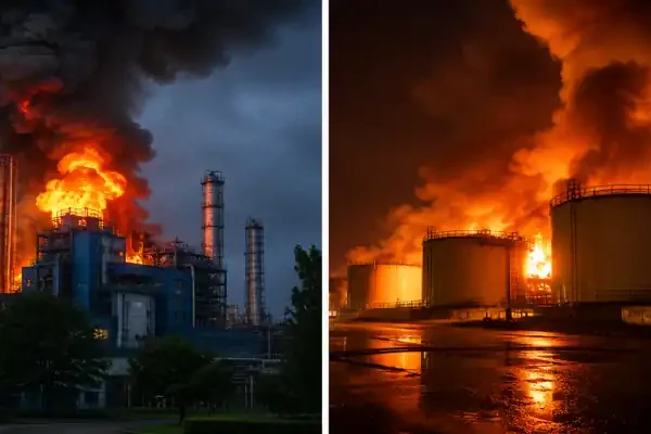 Ukraine hits Russian Azot fertilizer plant