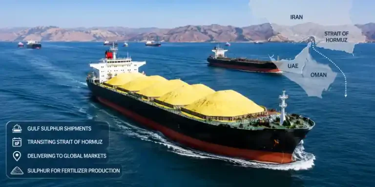 Gulf sulphur shipments