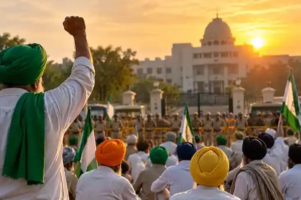 Punjab farmers protest