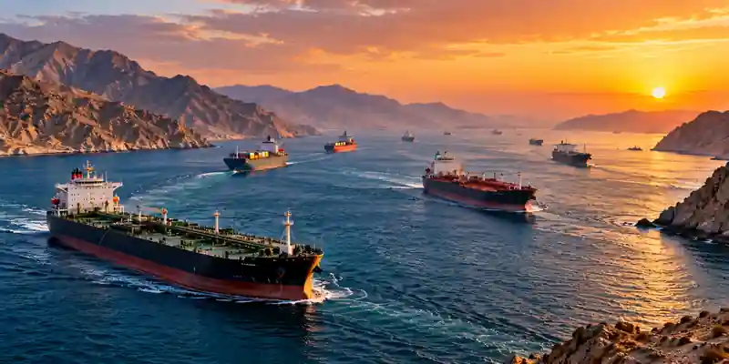 Strait of Hormuz vessel traffic